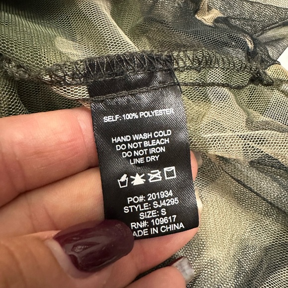 Shinestar Camouflage Mesh Jacket - Picture 8 of 9